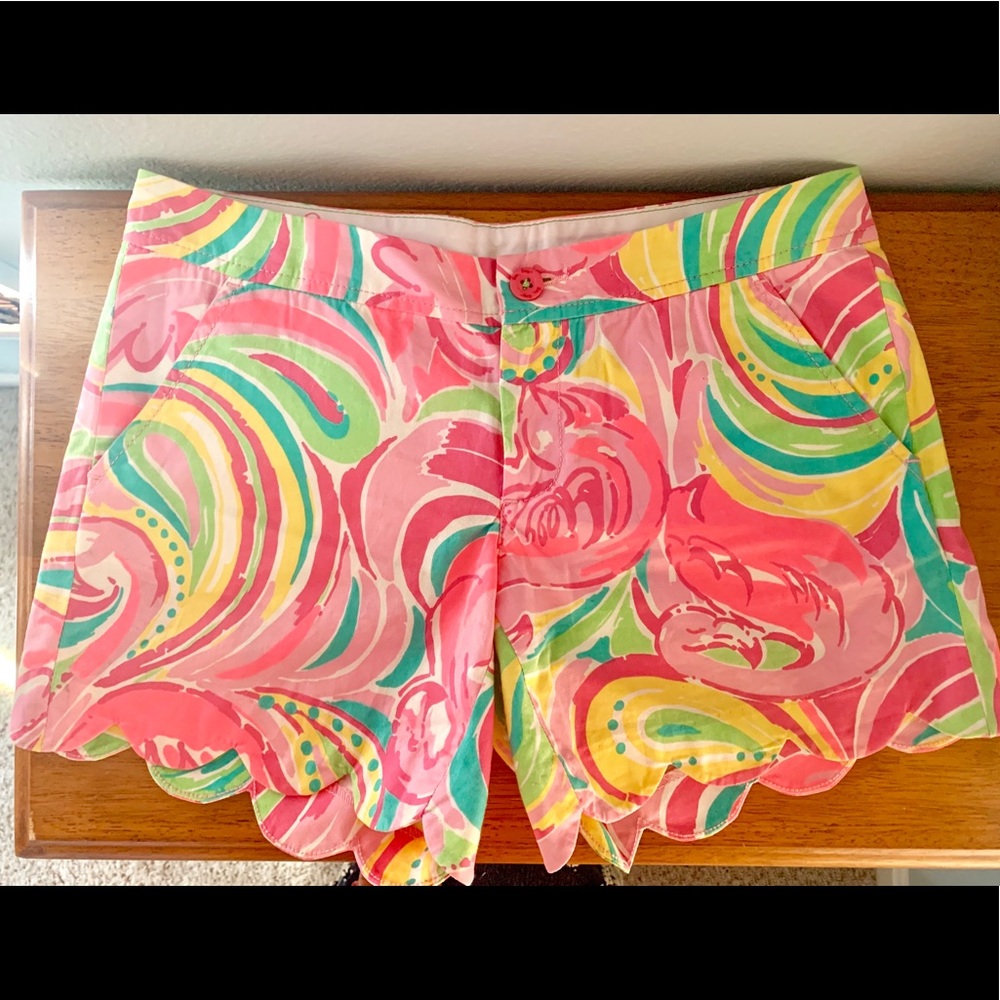 Lilly Pulitzer Scalloped Shorts
